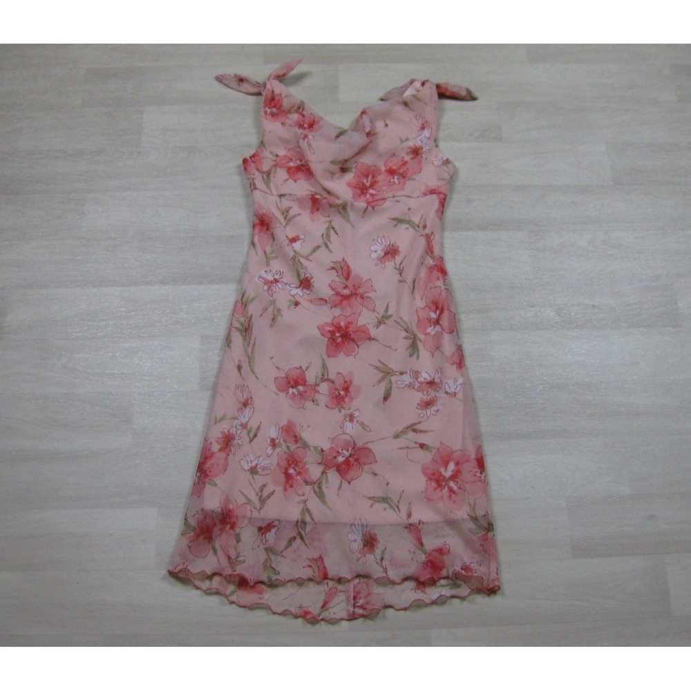 Vintage Y2K Ruby Rox Midi Scarf Dress (9) Ethereal Fairycore Whimsical Floral